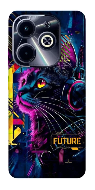 Чохол на Infinix Hot 40i Cyber Cat v2 фото 1 з 1