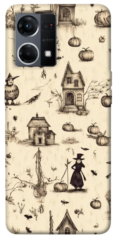 Чохол на Oppo Reno 7 4G Halloween aesthetic ver.1 фото 1 з 1