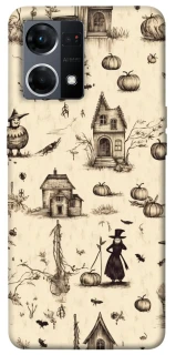 Чехол на Oppo Reno 7 4G Halloween aesthetic ver.1 фото 1 из 1