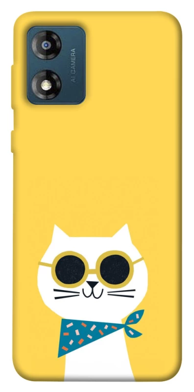Чехол на Motorola Moto E13 Кот-муркот фото 1 из 1