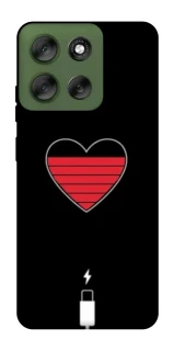 Чехол на Motorola Moto G56 5G Charge your heart фото 1 Чехол на Motorola Moto G56 5G Charge your heart фото 1 из 1