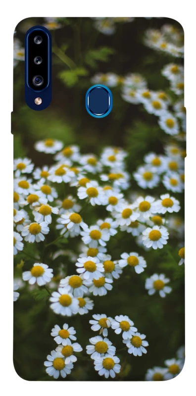 Чехол на Samsung Galaxy A20s Ромашки v13 фото 1 из 1