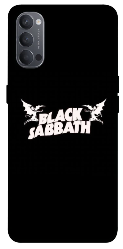 Чохол на Oppo Reno 4 Black Sabbath logo ver.2 фото 1 з 1