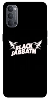 Чехол на Oppo Reno 4 Black Sabbath logo ver.2 фото 1 из 1
