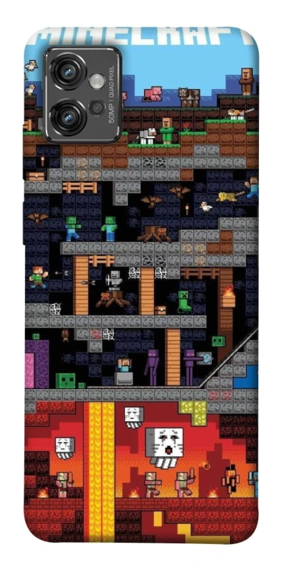 Чохол на Motorola Moto G32 Minecraft фото 1 з 1