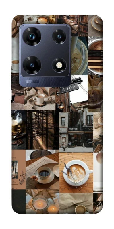 Чохол на Infinix Note 30 Pro Coffee collage ver.3 фото 1 з 1