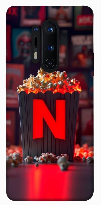 Чохол на OnePlus 8 Pro Netflix and popcorn фото 1 з 1