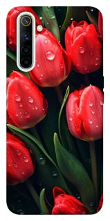 Чохол на Realme 6 Червоні тюльпани фото 1 Чохол на Realme 6 Червоні тюльпани фото 1 з 1