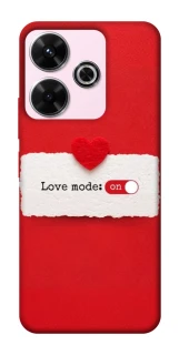 Чохол на Xiaomi Poco M6 4G Love Mode ON фото 1 з 1