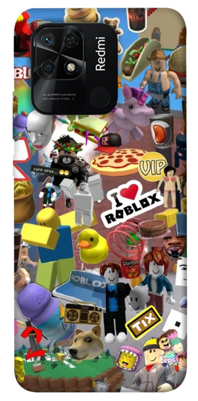 Чохол на Xiaomi Redmi 10C Roblox collage ver.5 фото 1 з 1