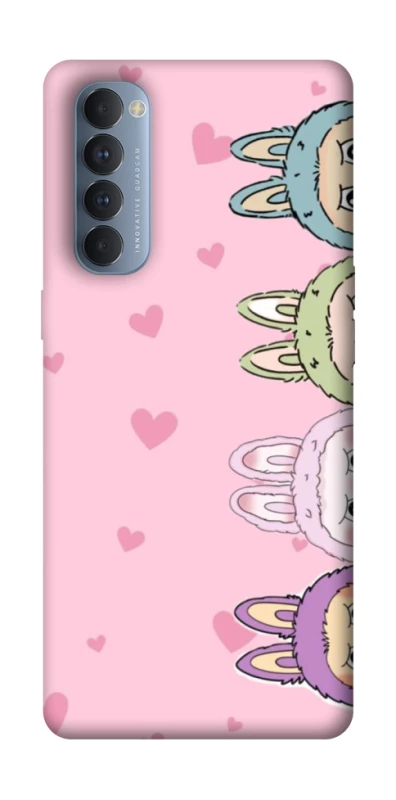 Чохол на Oppo Reno 4 Pro All Labubu 4 фото 1 з 1