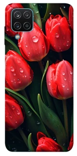 Чехол на Samsung Galaxy M12 Красные тюльпаны фото 1 из 1