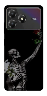 Чехол на ZTE Blade A36 Skeleton vs Rose фото 1 из 1