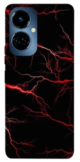 Чехол на TECNO Camon 19 Pro Красная молния фото 1 из 1