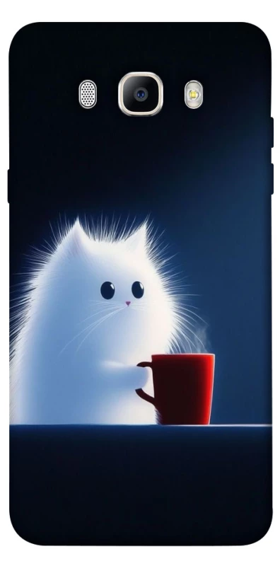 Чохол на Samsung J510F Galaxy J5 (2016) Чохол кіт з кавою фото 1 з 1
