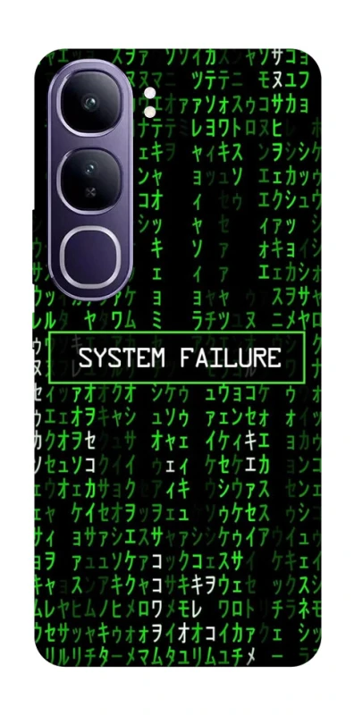Чохол на Vivo Y300 Matrix system failure фото 1 з 1