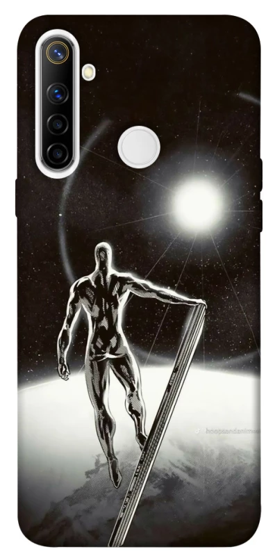 Чохол на Realme 6i Срібний серфер фото 1 з 1