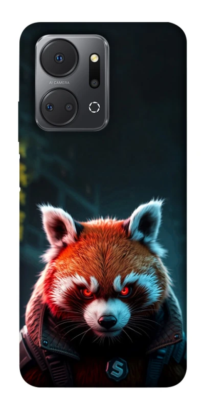 Чохол на Huawei Honor X7a Cyber Red Panda фото 1 з 1