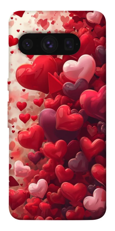 Чохол на Google Pixel 8 Pro Many hearts фото 1 з 1
