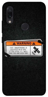 Чохол на Xiaomi Redmi Note 7 / Note 7 Pro / Note 7s Warning фото 1 з 1