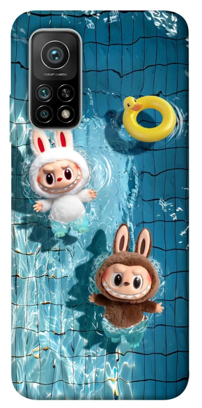 Чохол на Xiaomi Mi 10T Labubu in the pool фото 1 з 1