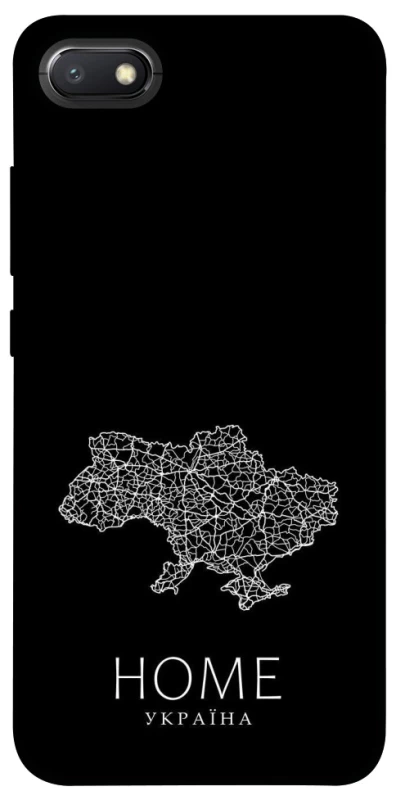 Чохол на Xiaomi Redmi 6A Ukraine black map фото 1 з 1