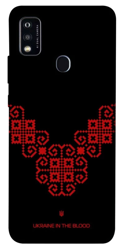 Чохол на ZTE Blade A51 Чорно-червона вишиванка фото 1 з 1