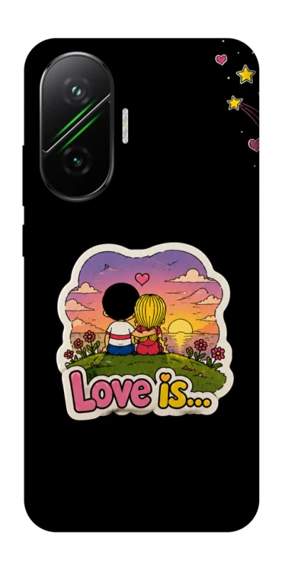 Чохол на Xiaomi Poco F7 Love is ver.5 фото 1 з 1