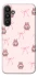 Чехол на Samsung Galaxy A34 5G Pink bows and Labubus фото 1 из 1