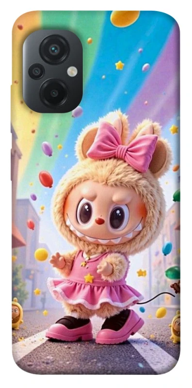 Чохол на Xiaomi Poco M5 Labubu rainbow фото 1 з 1