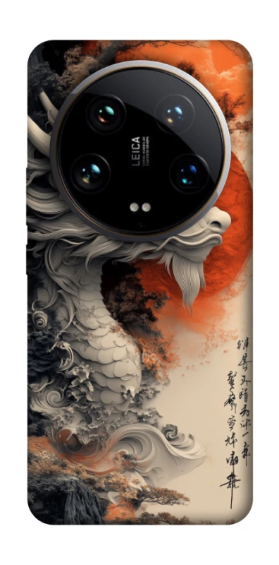 Чохол на Xiaomi 14 Ultra white dragon фото 1 з 1