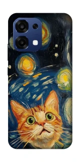 Чехол на Oppo A6 Pro 4G/5G paint cat фото 1 из 2