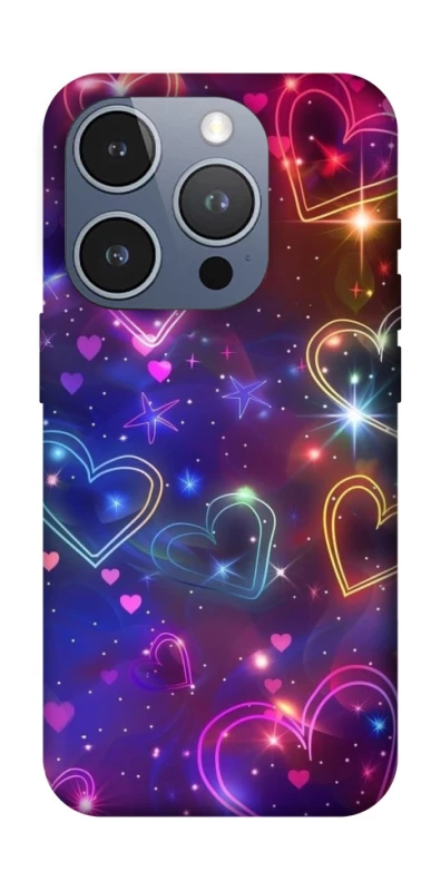 Чехол на Apple iPhone 16 Pro Drawn hearts фото 1 из 1