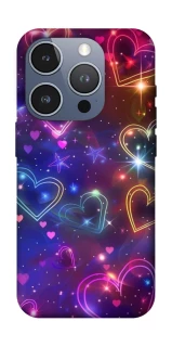 Чохол на Apple iPhone 16 Pro Drawn hearts фото 1 з 1