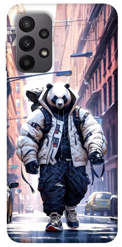 Чехол на Samsung Galaxy A23 4G Панда курьер фото 1 из 1
