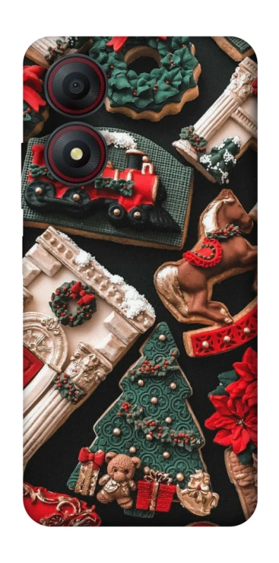 Чехол на ZTE Blade A34 4G Новогодний v20 фото 1 из 1