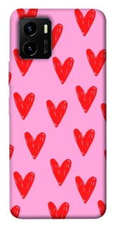 Чехол на Vivo Y15s Red hearts 2 фото 1 из 1