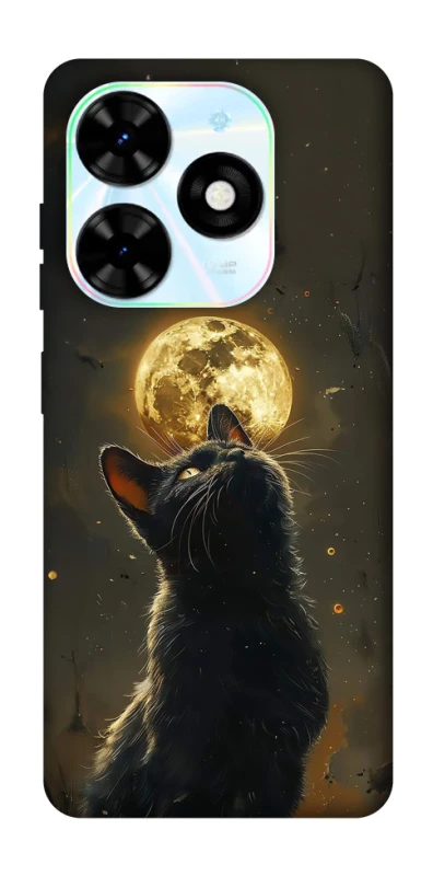 Чохол на TECNO Spark Go 2024 Кіт під місяцем v2 фото 1 з 1