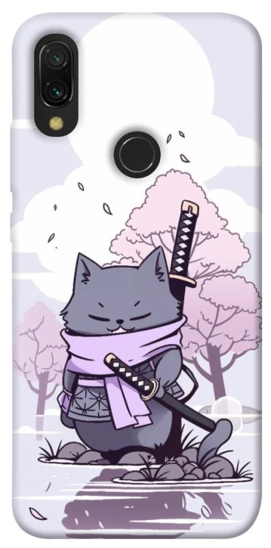 Чохол на Xiaomi Redmi 7 Samurai cat фото 1 з 1