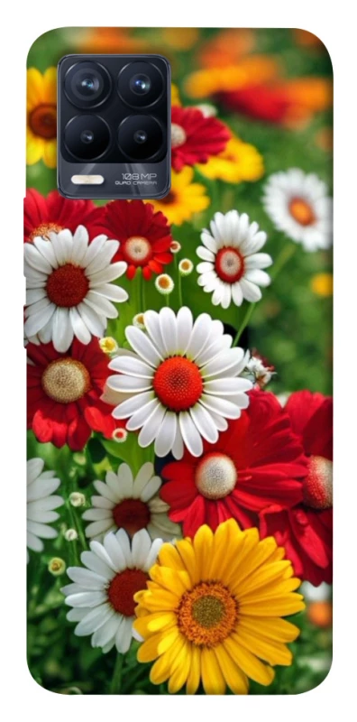 Чохол на Realme 8 Flowers v11 фото 1 з 1