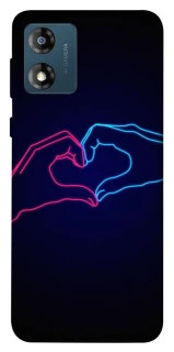 Чохол на Motorola Moto E13 Neon love фото 1 з 1