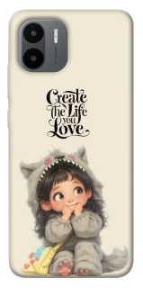 Чехол на Xiaomi Redmi A1 / A2 Create the life you love фото 1 из 1