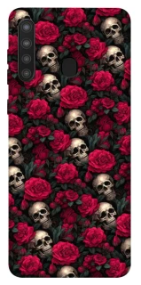 Чохол на Samsung Galaxy A21 Черепа та рози фото 1 з 1