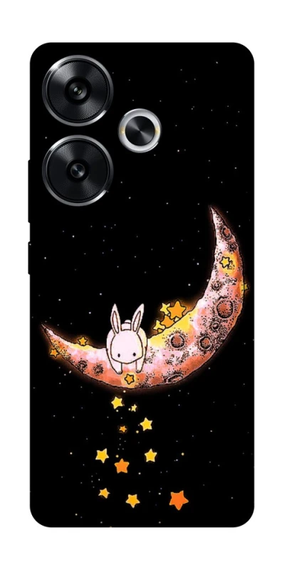 Чехол на Xiaomi Poco F6 Moon rabbit фото 1 из 1