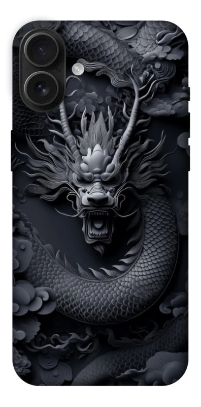 Чехол на Apple iPhone 16 Plus black dragon фото 1 из 1