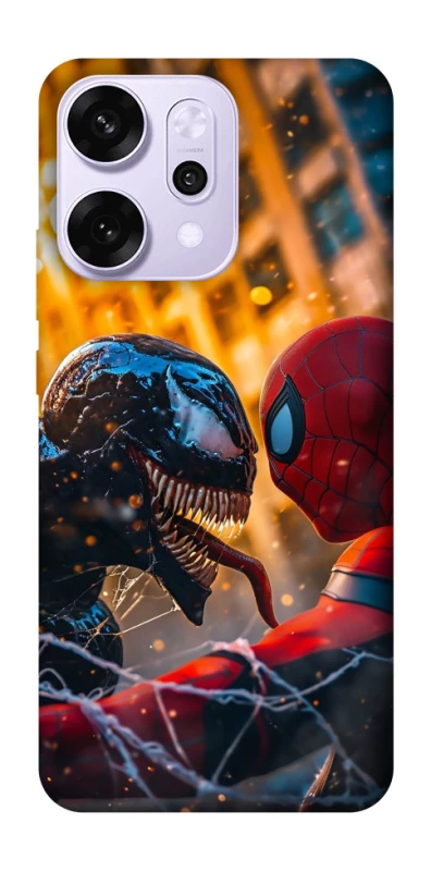 Чохол на Oppo Reno 14 Pro Venom vs Spiderman фото 1 з 1
