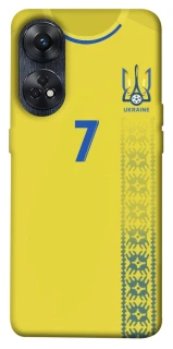 Чохол на Oppo Reno 8T 4G UA-Football ver.3 фото 1 з 1