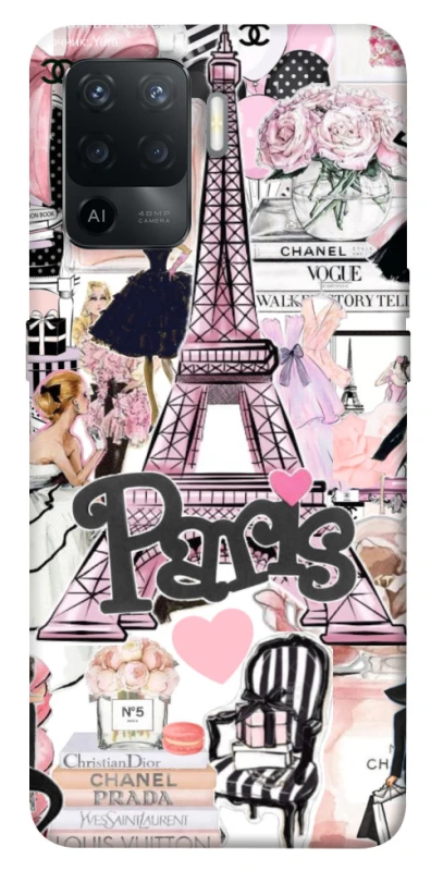 Чехол на Oppo Reno 5 Lite Fashion collage ver.8 фото 1 из 1