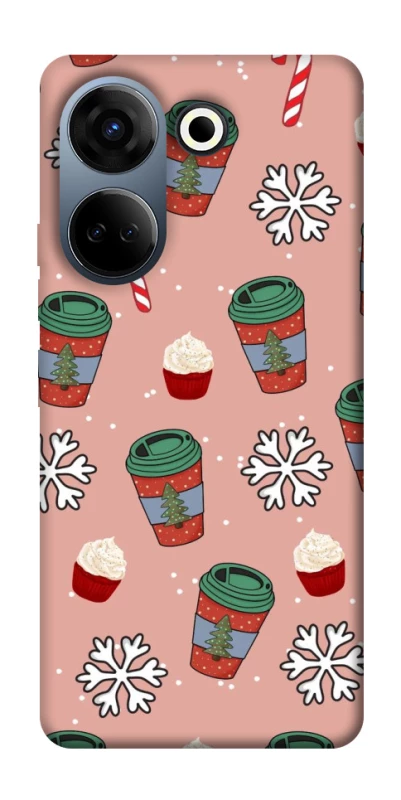 Чехол на TECNO Camon 20 Pro (CK7n) Новогодний v38 фото 1 из 1