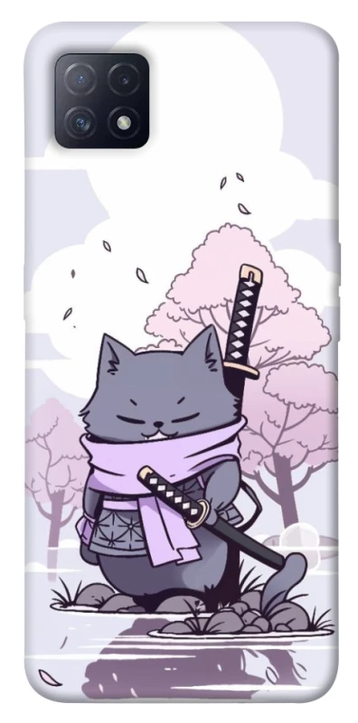 Чохол на Oppo A72 5G / A73 5G Samurai cat фото 1 з 1